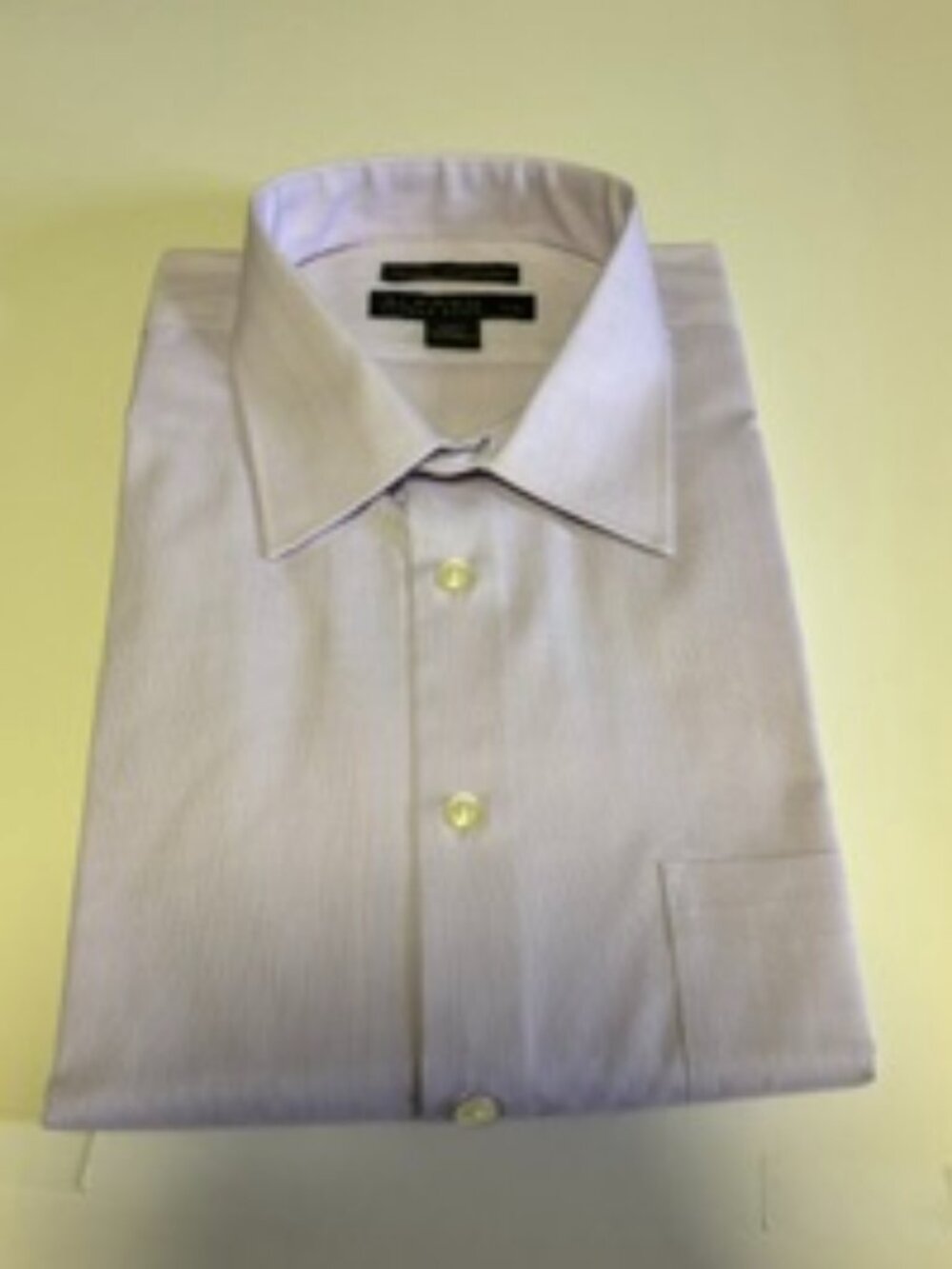 Alfred Sung Lavender men dress s/s shirt 100% cotton non-iron 17 ½ NEW